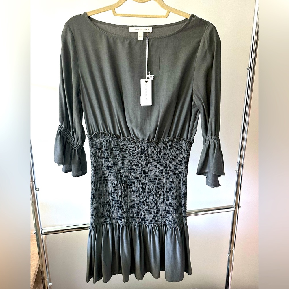 Smocked skirt dress